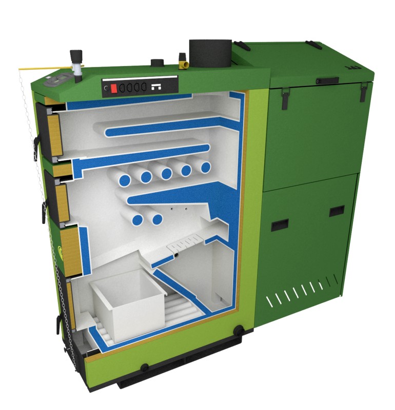 Твердотопливный котел SAS ECO 200
