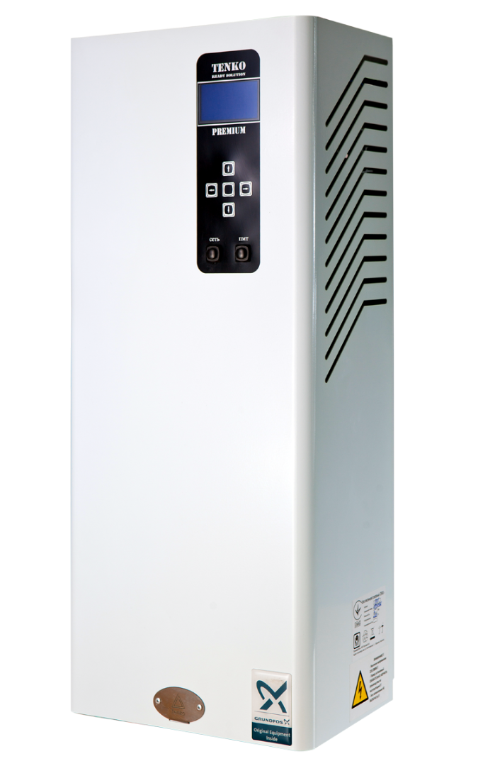 Электрический котел Tenko Премиум 4.5 кВт 220В (с насосом Grundfos)