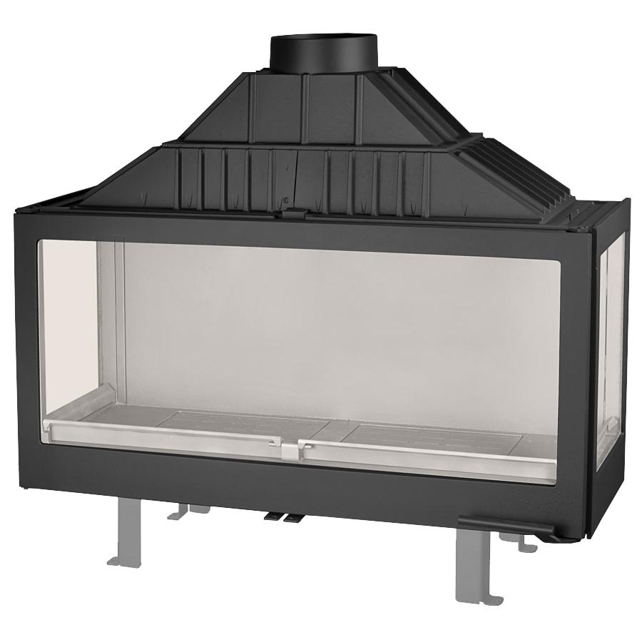 Топка Liseo Castiron LCI 11 GFLR (два боковых стекла)