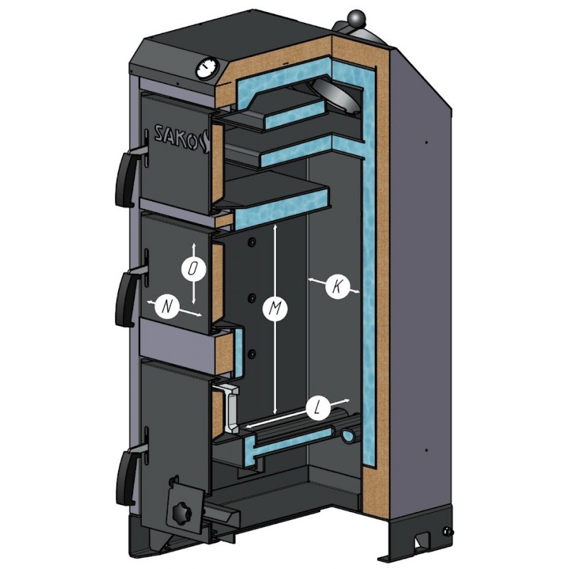 Котёл твердотопливный Sakovich UNIVERSAL 35 кВт