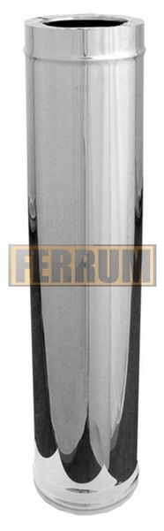 Сэндвич FERRUM 1м (430/0,8мм + нерж.) Ф130х200
